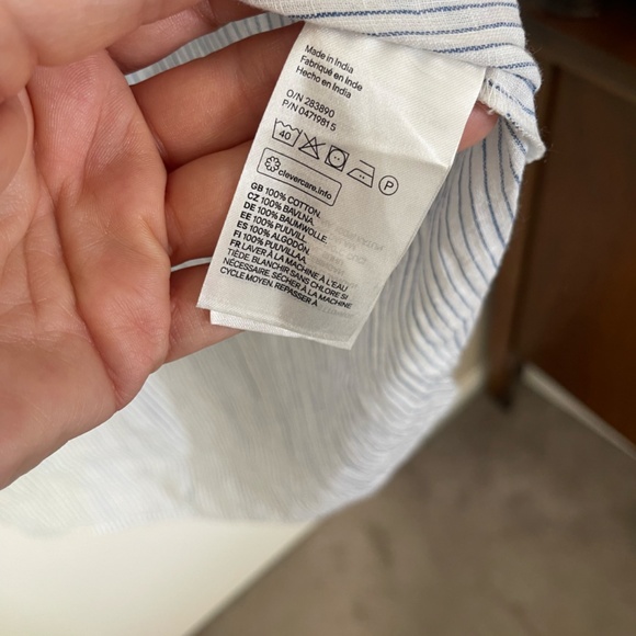 H&m long sleeve mixed striped tunic - Picture 7 of 10